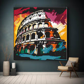 Colosseum Graffiti Paint by Numbers